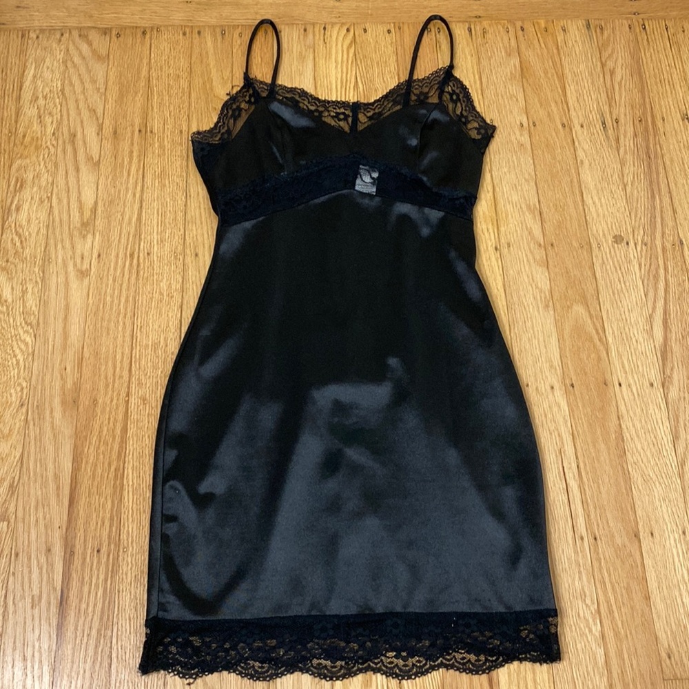 Windsor Black Lace Mini Dress